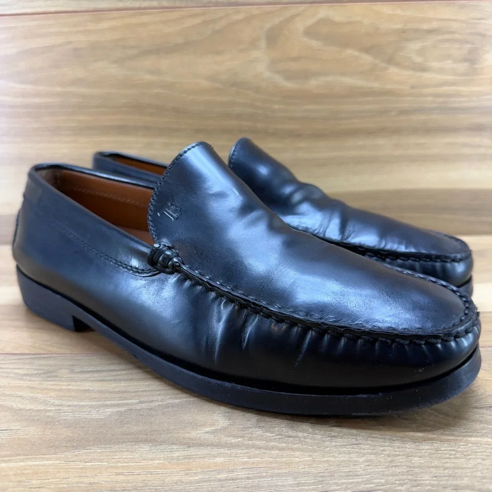 Tod's City Gommino Driving Penny‎ Loafers Mens US 8 Black Modern Business Casual